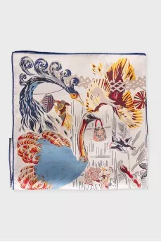 Silk scarf Emile Et Une Nuit