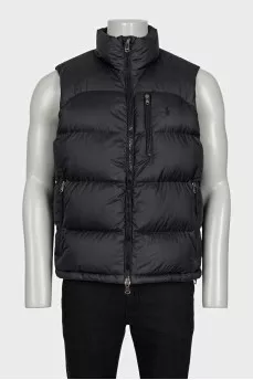 Men's insulated straight-cut vest