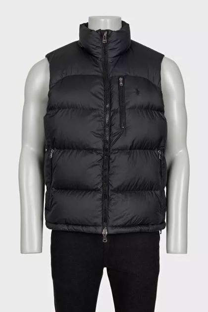 Men's insulated straight-cut vest
