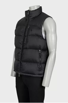 Men's insulated straight-cut vest