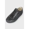 Sneakers with cut -out details