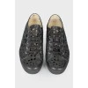 Sneakers with cut -out details