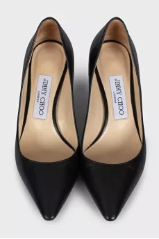 Black medium stiletto pumps