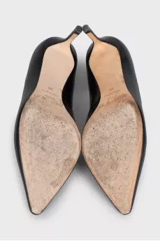 Black medium stiletto pumps