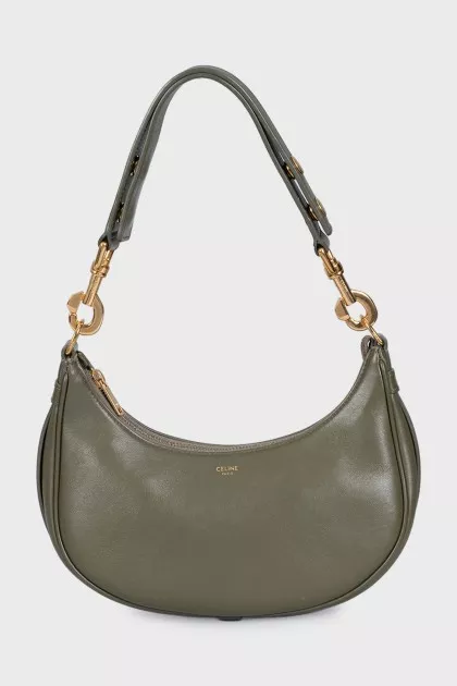 Ava green leather bag