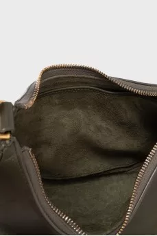 Ava green leather bag