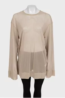 Long, loose-fitting blouse