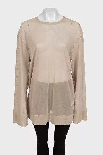 Long, loose-fitting blouse