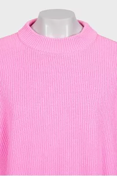 Oversized jumper with an accent print