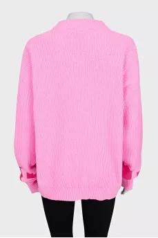Oversized jumper with an accent print