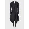 Wool buttoned coat