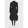 Wool buttoned coat