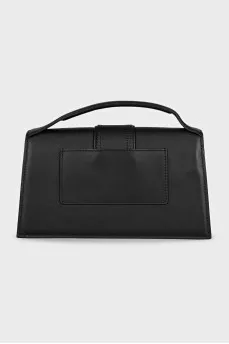 Black leather bag Le Bambino