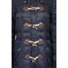 Fur hood on clavants jacket