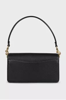 Black leather Tabby bag