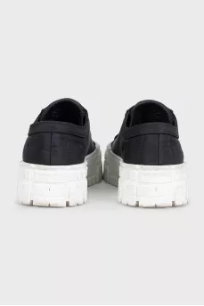 Черные кеды Wheel Re-Nylon