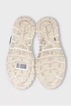 Черные кеды Wheel Re-Nylon