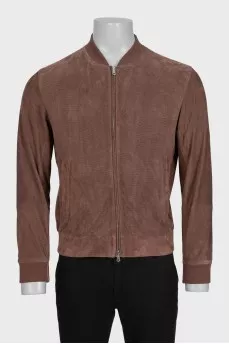 Men's brown suede jacket