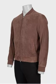 Men's brown suede jacket