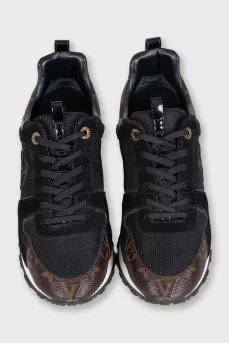 Run Away sneakers with a signature print