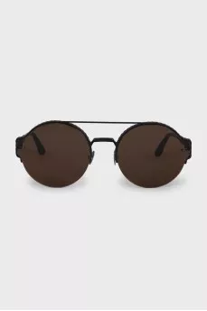 Round metal frame sunglasses