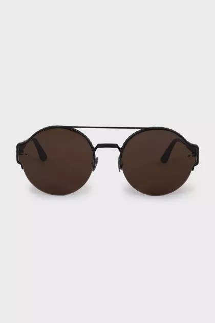 Round metal frame sunglasses