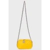 Leather quilted handbag