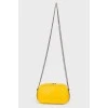 Leather quilted handbag