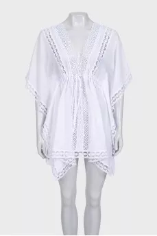 Kayla White Sheer Tunic