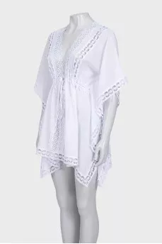 Kayla White Sheer Tunic
