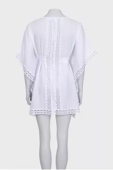 Kayla White Sheer Tunic