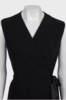 Black wrap vest