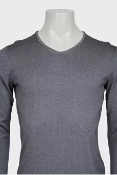 Men's dark gray pullover