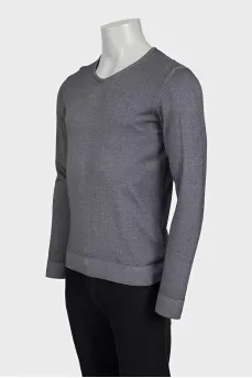 Men's dark gray pullover