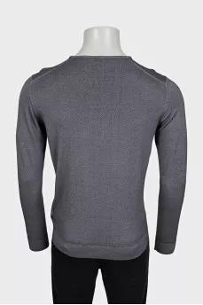 Men's dark gray pullover