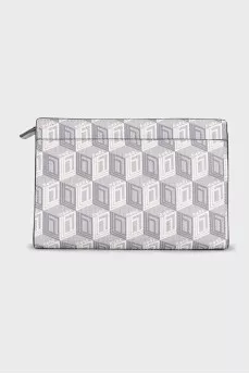 Gray bag with signature print