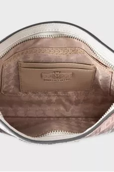 Gray bag with signature print