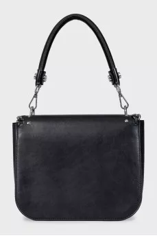 Black leather Falabella Box bag