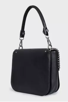 Black leather Falabella Box bag