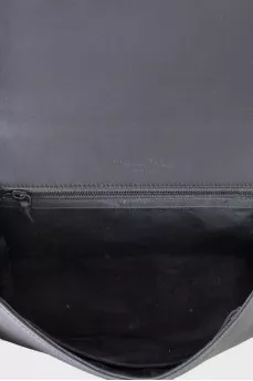 Black leather Diorama bag with decor