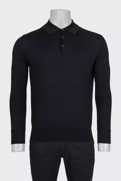 Men's jumper made of cashmere, wool and silk