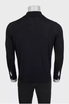 Men's jumper made of cashmere, wool and silk