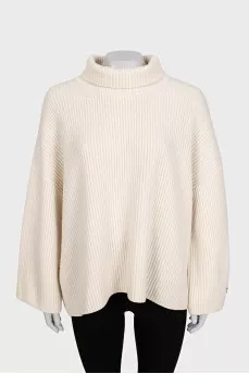 Шерстяной свитер кроя oversize 