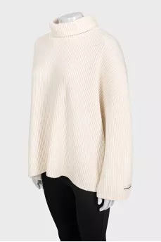 Шерстяной свитер кроя oversize 