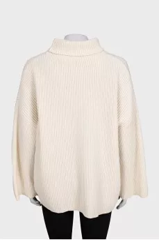 Шерстяной свитер кроя oversize 