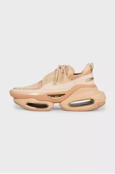 Beige B-Bold sneakers