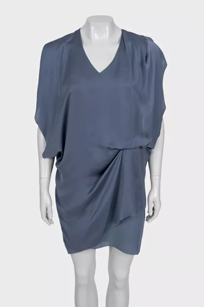 Loose-fitting double-layer dress