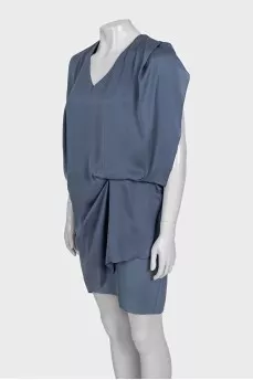 Loose-fitting double-layer dress