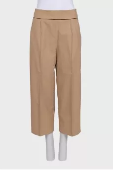 Brown wool suit