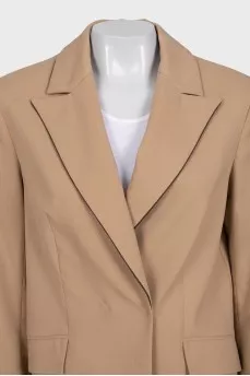 Brown wool suit